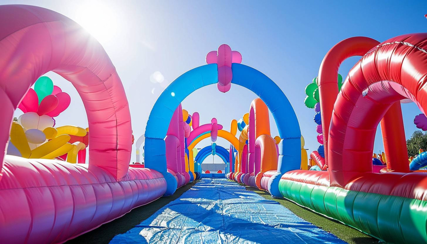 Comment les structures gonflables révolutionnent la publicité événementielle